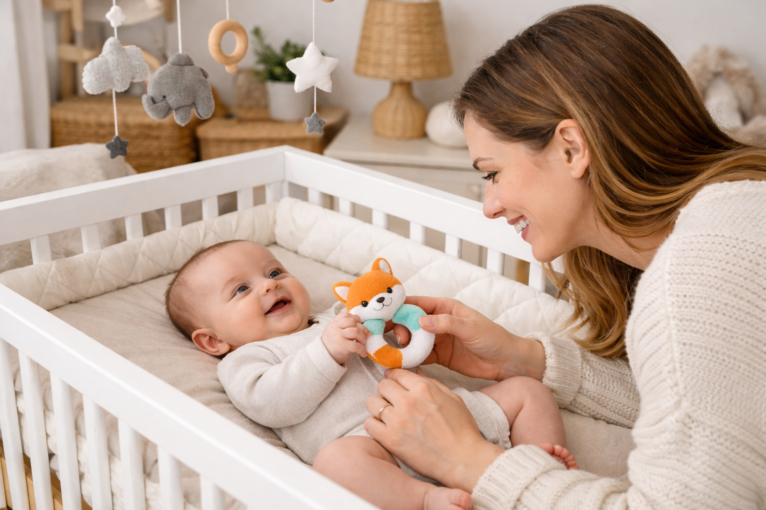 Les bébés de 2 mois ont-ils besoin de jouets ?