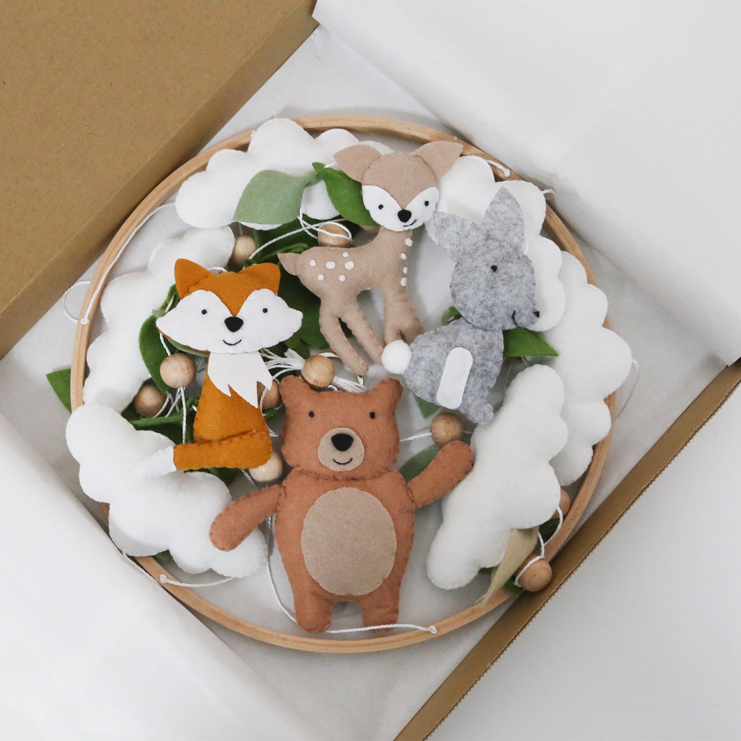 Mobile Bebe Animaux Foret