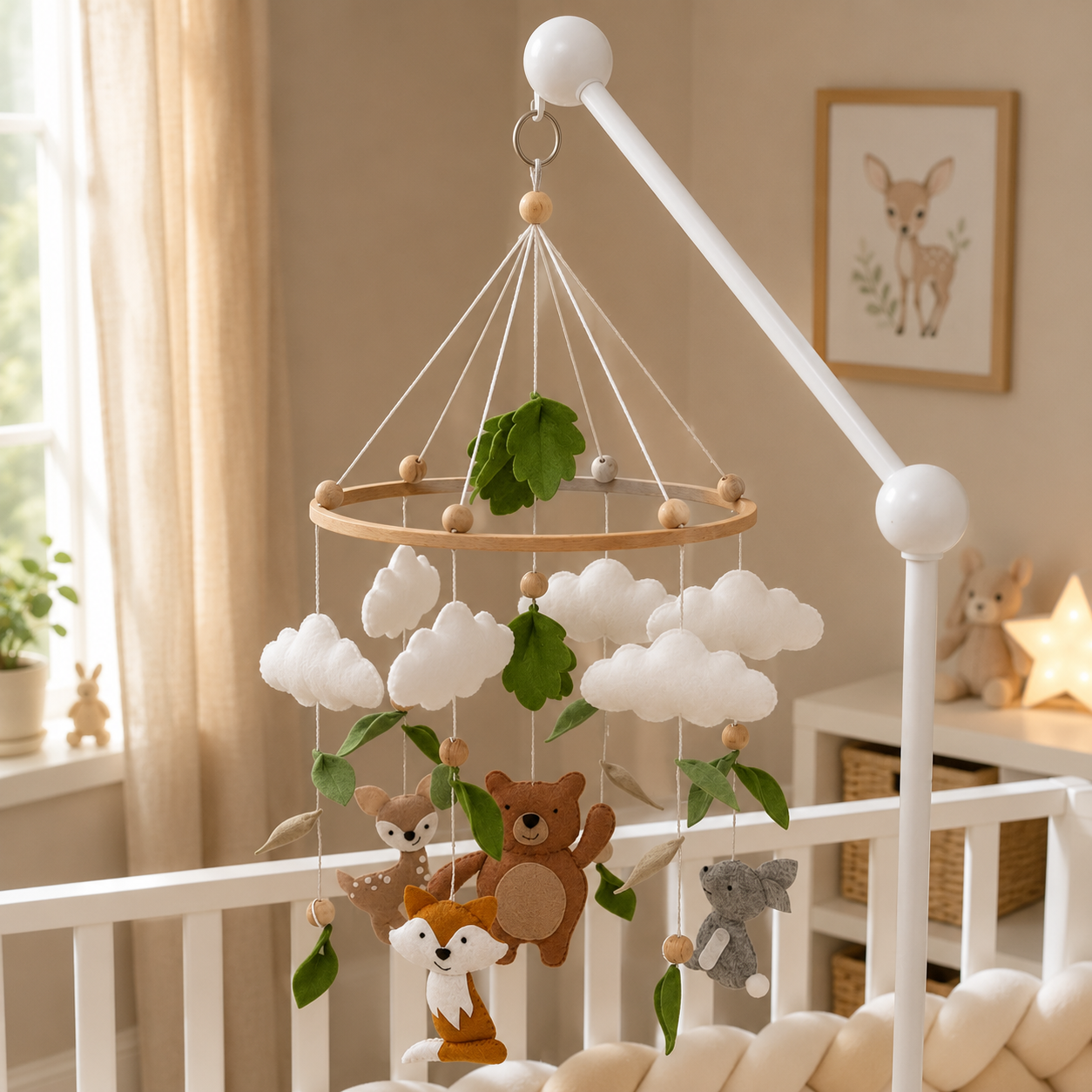 Mobile Bebe Animaux Foret