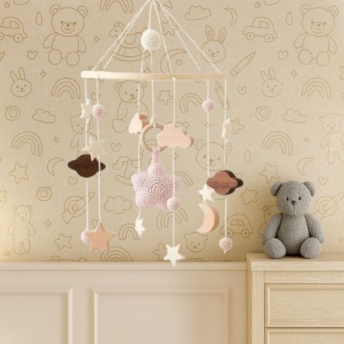 Mobile Bebe en Bois