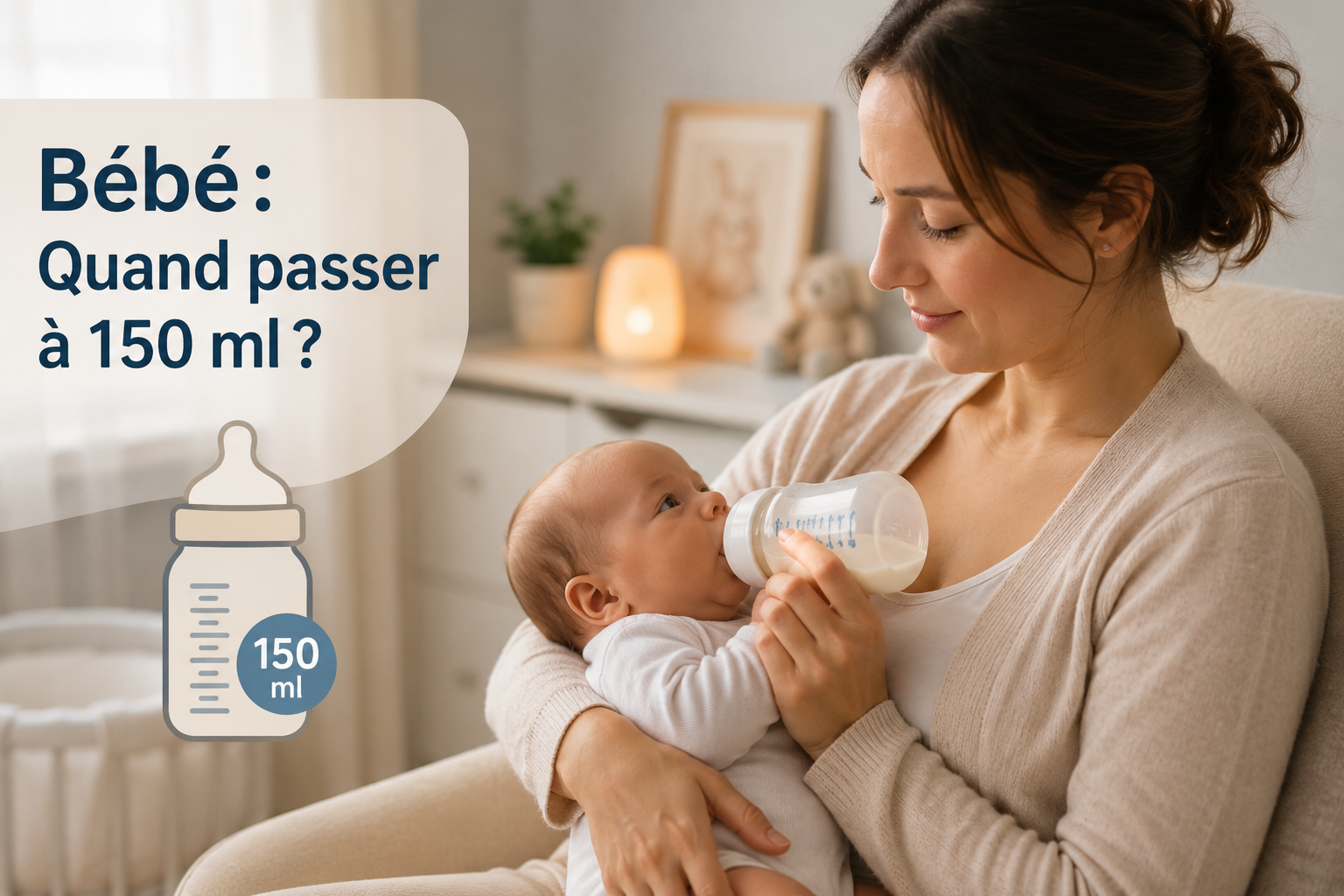 Bébé : Quand Passer à 150 ml ?  Le Guide Complet pour Bien Doser Chaque Biberon