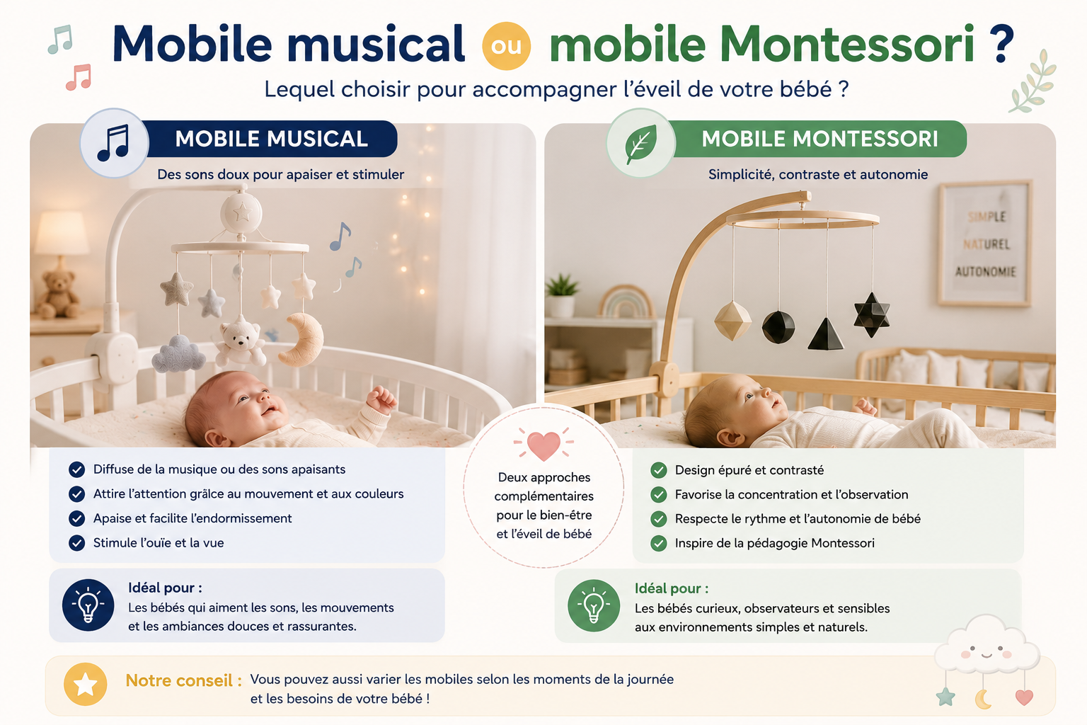 Mobile Musical ou Mobile Montessori